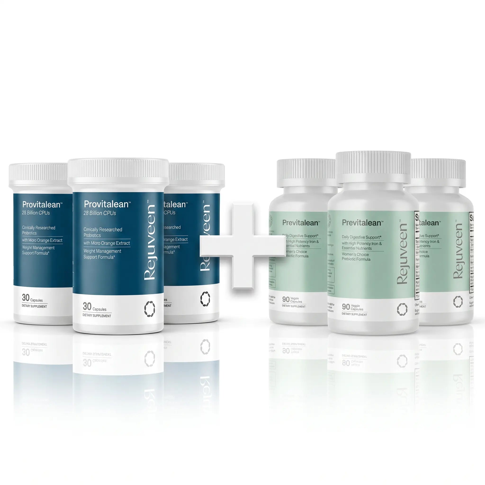 The Anti-Rebound Duo: 3 bottles of Provitalean plus 3 bottles of Previtalean